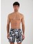 Siyah Erkek Slim Fit Şort Mayo 1037 2