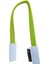 Iphone 1,2,3,4 Kablo Iphone 3 Kablo Ipod ,ipad Kablo 90 Derece (Yeşil) 1