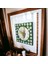 Yapay Çimli Papatyalı Ahşap 3D Doğa Duvar Saati 40*40 cm 5