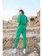 Kısa Kollu "stay Strong" Crop Eşofman Takımı 4