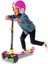 Scotti Glow - 3 Tekerlekli Işıklı Scooter - Pembe 2