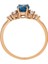 Pırlanta ve London Blue Topaz Taşlı Ilayda Yüzük 0447R0026 3