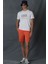 Zegler Spor Erkek Chino Şort Slim Fit Turuncu 1