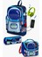 Kids Saks Mavi Astronot Desenli Usb'li 3’lü 1