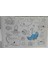 Yapışkanlı ( Stickerli) Boyama Kitabı 12^li Kuru Boya Hediyeli 2