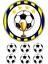 Yenilebilir Pasta Resmi Futbol Temalı 6-8-10 Kişilik Pastaya Uygun 1