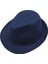 Lacivert Renk Kumaş Çocuk Fötr Parti Şapkası 6-7 Yaş 54 cm 1