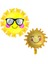 Gülümseyen Gülen Yüz Sun Güneş Şeklinde Folyo Balon Sarı Renk 2 Adet Haw 1