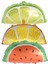 Fruit Limon Karpuz Portakal Şeklinde Folyo Balon 3 Adet Haw 1