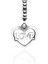Kadın Gümüş Sallantılı Kalp Love Charm 1