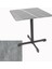 Halley Werzalit Kare Esb Mutfak Masası 60X60 - Light Temperado 1