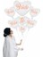 Bride To Be Team Bride Yazılı Folyo Balon Buketi Beyaz Renk 5 Adet 1