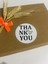 Thank You Kenarı Kalpli Yuvarlak Yapışkanlı Etiket 4 x 4 cm 120 Adet 1