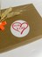 Thank You Kalp Içinde Yuvarlak Yapışkanlı Etiket 4 x 4 cm 120 Adet 1