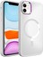 Apple iPhone 11 Kılıf Renkli Kamera Çerçeveli Magsafeli Parlak Stil Kapak 1