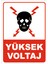 2Mak Sticker 3 mm Dekota Üzerine Uv Baskı Yüksek Voltaj Levhası 1