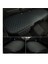 Seat Leon X-Perience 2014 - 2021 Ön ve Arka Takım 3 Parça Siyah Deri Mavi Desen Oto Koltuk Minderi 1