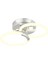 Honos 2li Krom Plafonyer LED Avize 2