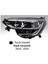 202337-FAR Touch Model Siyah Çerçeveli Motorlu Sol LED Ballast Montajlı Renault Megane 1