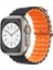 Apple Watch 38-40-41MM Krd-28 Ocean Çift Renkli Siyah Kordon 2