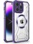 Apple iPhone 14 Pro Max Uyumlu Kılıf Prag Magsafe Özellikli Double Sided Non Slip Pc Tpu Kapak Derin Mor 1