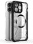 Apple iPhone 14 Pro Max Uyumlu Kılıf Prag Magsafe Özellikli Double Sided Non Slip Pc Tpu Kapak Siyah 3
