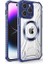 Apple iPhone 14 Pro Max Uyumlu Kılıf Prag Magsafe Özellikli Double Sided Non Slip Pc Tpu Kapak Mavi 1