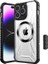Apple iPhone 14 Pro Max Uyumlu Kılıf Prag Magsafe Özellikli Double Sided Non Slip Pc Tpu Kapak Mavi 3