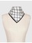 Pori Kadın Bandana Beyaz Siyah İpek Twill 2