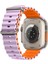 Apple Watch 42-44-45-49MM Krd-28 Ocean Çift Renkli Lila Kordon 1