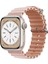 Apple Watch 42-44-45-49MM Krd-28 Ocean Çift Renkli Rose Kordon 2