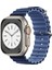Apple Watch 42-44-45-49MM Krd-28 Ocean Çift Renkli Lacivert Kordon 2