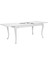 Country Yemek Masası - Mat Lake Beyaz 160-200X76X90 cm (Gxyxd) 3