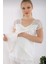 -9228-DANTELLI Hamile Pijama Takımı-Ekru 1