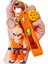 Anime Dragon Ball Z Ejderha Topu Krillin 3D Silikon Anahtarlık 1