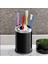 Set Üstü Diş Fırçalık Banyo Metal Diş Fırçası Kabı Kutusu Siyah 5