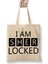 I Am Sher Locked Sherlock Holmes Gun Bez Çanta Uzun Saplı 1