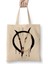 Symbol V With Mask V For Vendetta Bez Çanta Uzun Saplı 1
