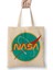 Nasa Retro Bez Çanta Uzun Saplı 1