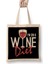 I M On A Wine Diet Cute & Funny Wino Drinking Pun Bez Çanta Uzun Saplı 1