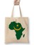 Mauritanian Pride With Mauritania Flag Clipped Inside Africa Bez Çanta Uzun Saplı 1