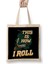 Cute & Funny This Is How I Roll Rolling Pin Baker Pun Bez Çanta Uzun Saplı 1