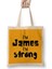 James Name Custom Design Gift Baby- Gift For Him Bez Çanta Uzun Saplı 1