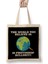 The World You Believe In Is Photoshop Bullshit Flat Earth Bez Çanta Uzun Saplı 1