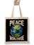Peace Worldwide Mother Earth Pacifist Hipster Bez Çanta Uzun Saplı 1