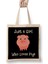 Just A Girl Who Loves Pigs Cute Baby Pig Piglet Bez Çanta Uzun Saplı 1