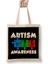 Chemistry Autism Awareness Puzzle Elements Bez Çanta Uzun Saplı 1
