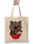 Cute & Funny Anime Kitty Ramen Kawaii Cat Bez Çanta Uzun Saplı 1