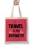 Funny Travel Gift Design Lover-Trippin Wanderlust Journey Adventurer Vacation Bez Çanta Uzun Saplı 1