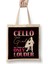 Cello Girl Cellist Musician Cello Player Musical Instrument Bez Çanta Uzun Saplı 1